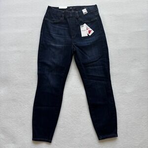 NWT Judy Blue Skinny Jeans Women 14W Dark Blue Mid Rise Pull On JB8846